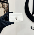 White Chrome hearts wallet