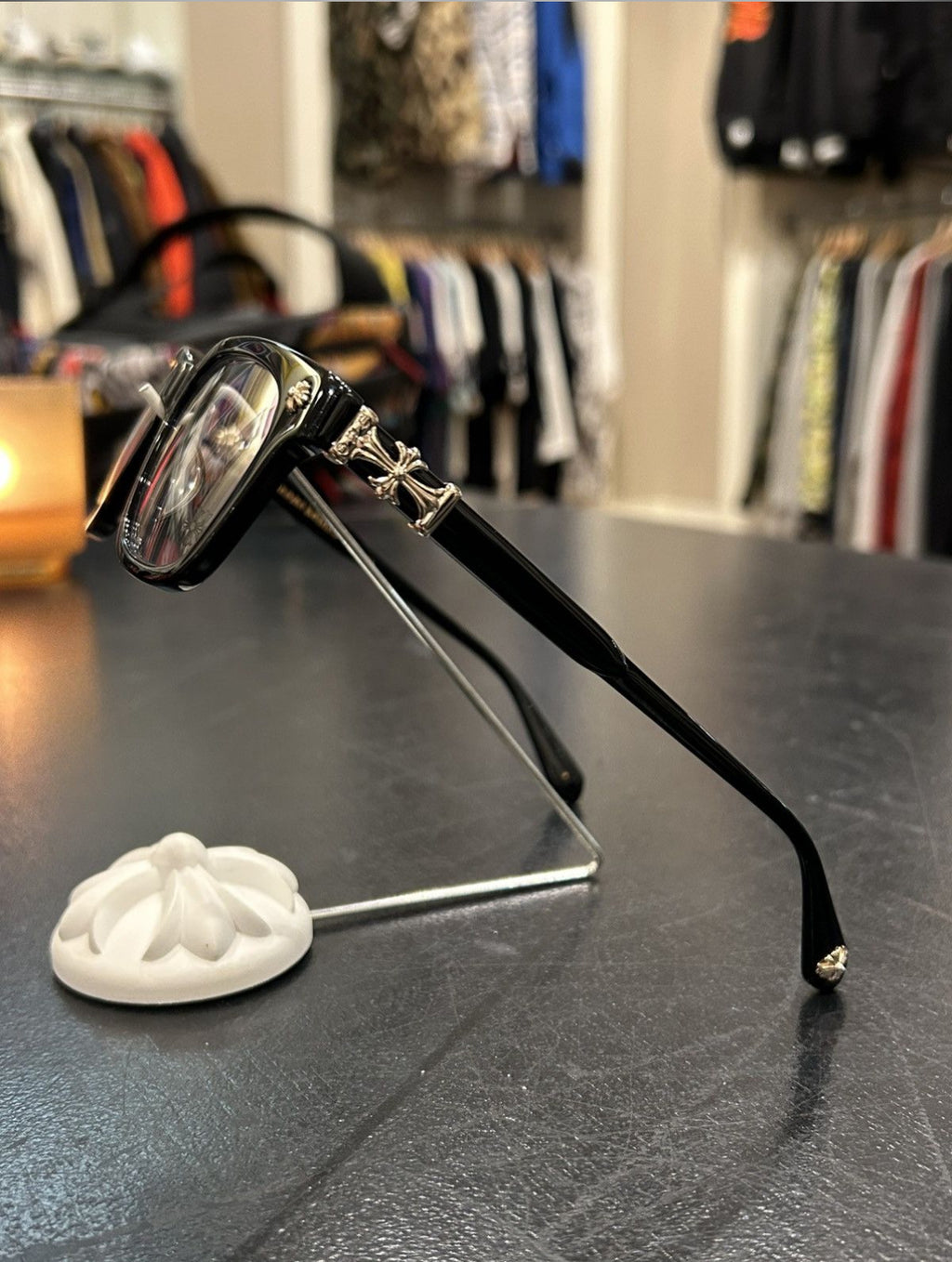 Chrome Hearts COX UCKER Glasses Gold