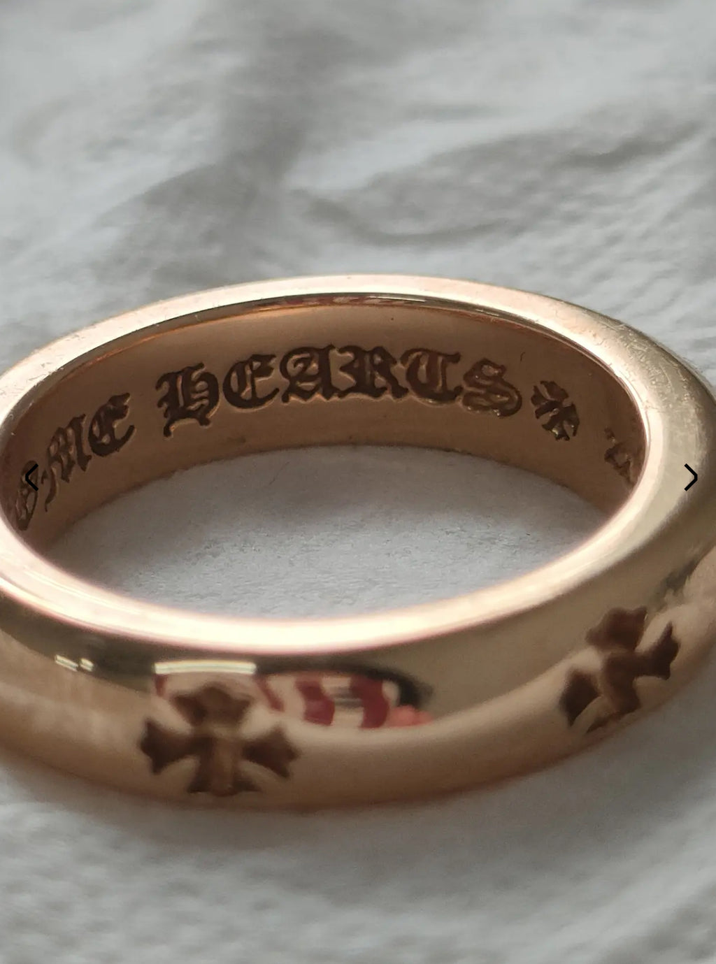 CH 22k gold Negative Cross Ring