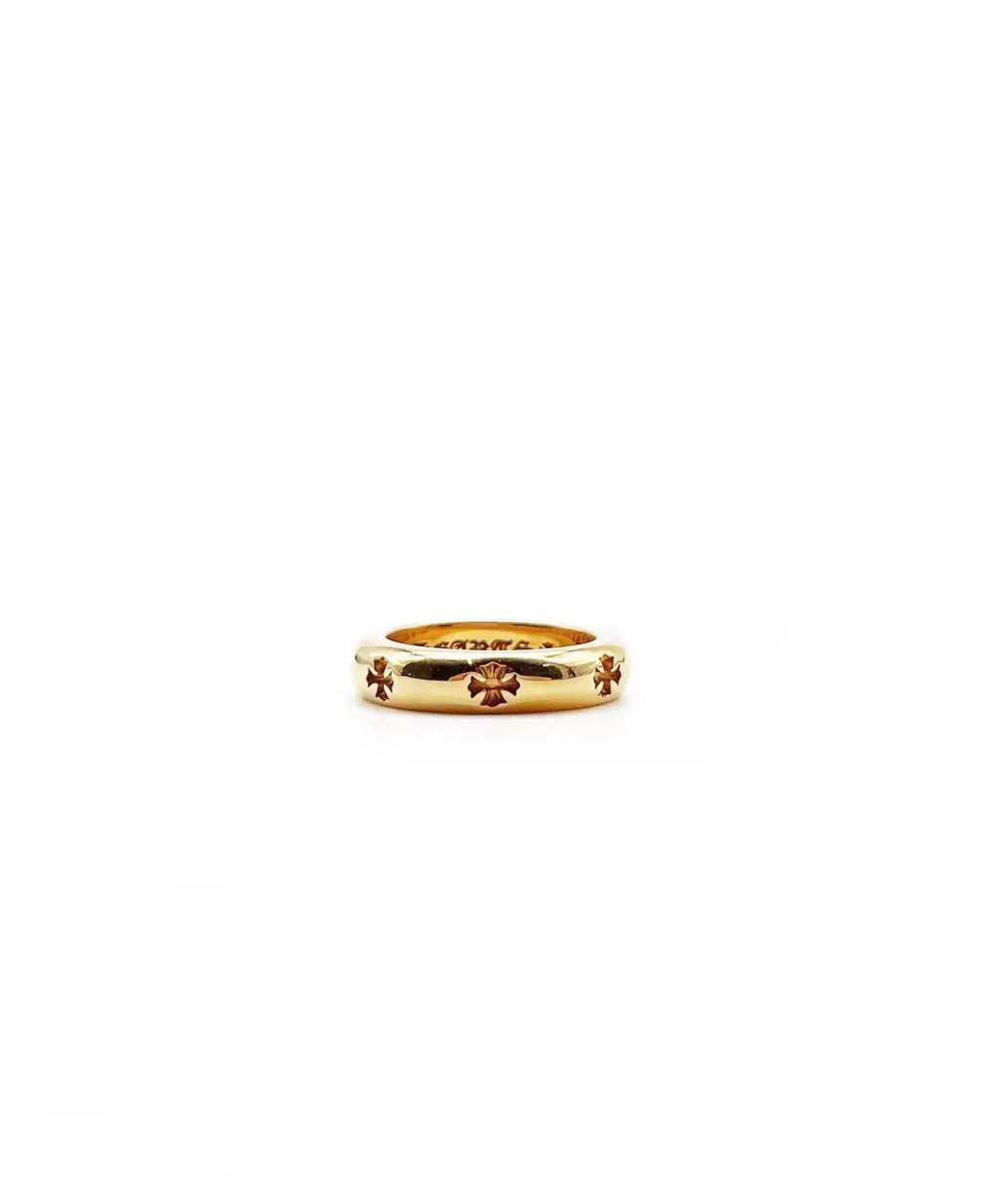 CH 22k gold Negative Cross Ring