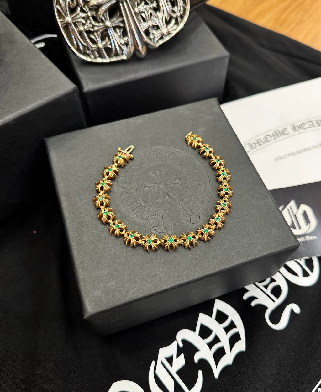 Chrome Hearts Gold Bracelet