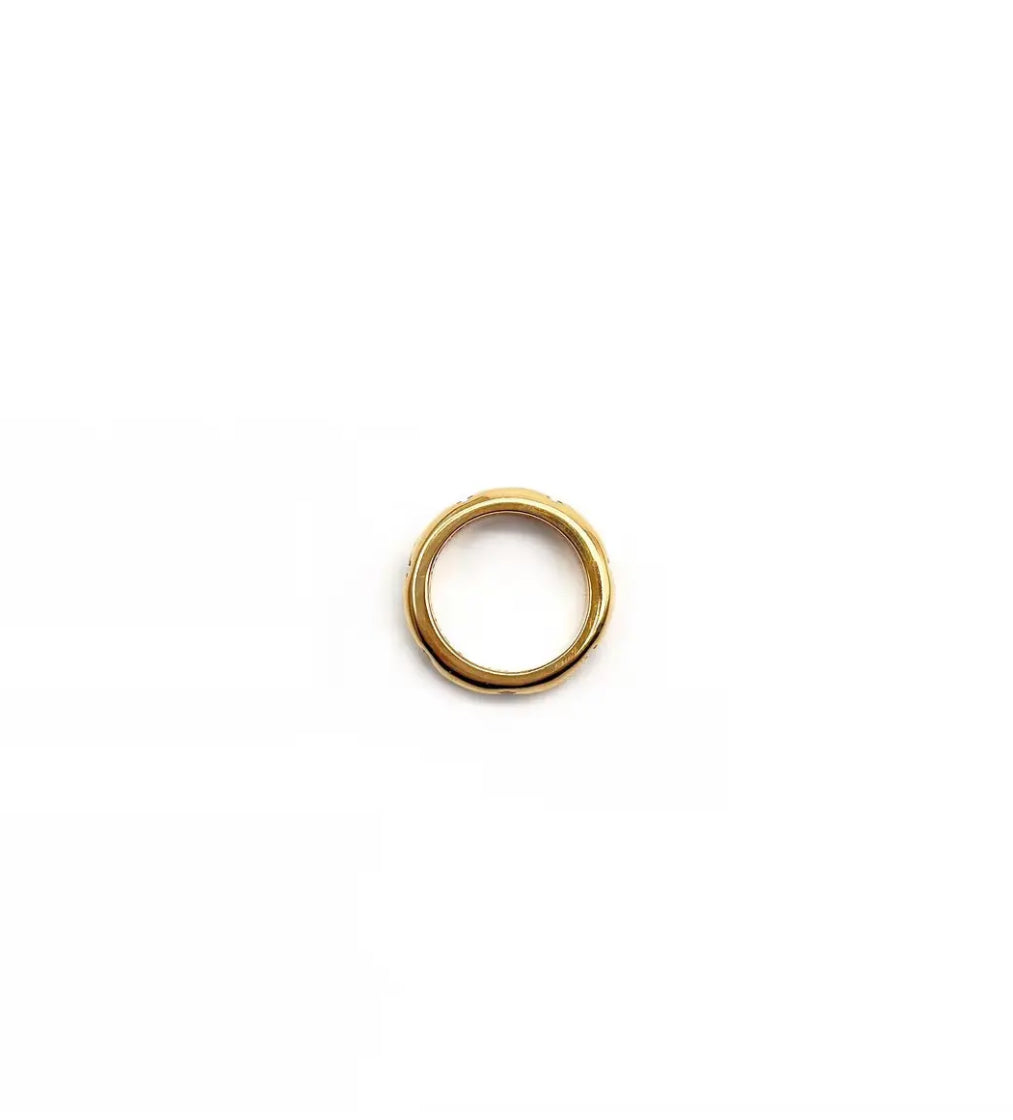 CH 22k gold Negative Cross Ring