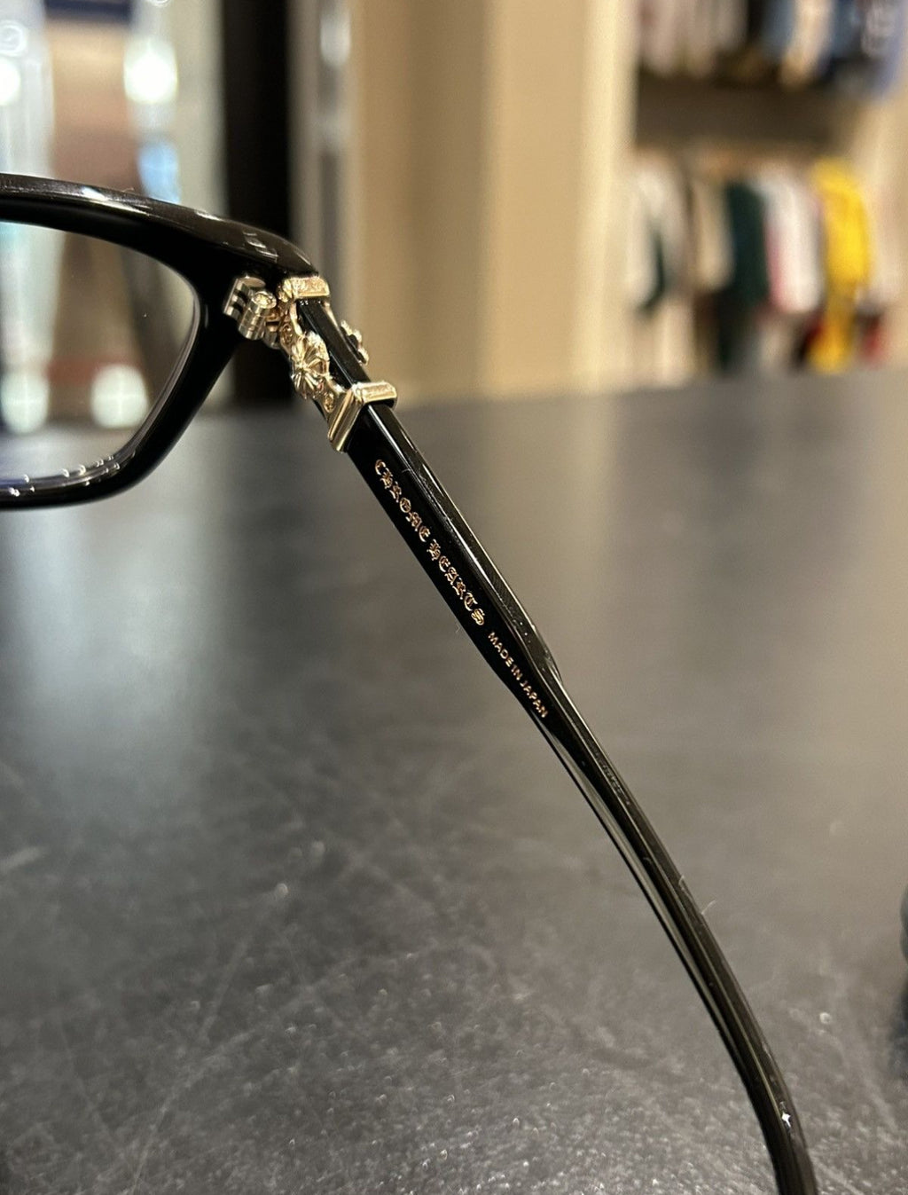 Chrome Hearts COX UCKER Glasses Gold