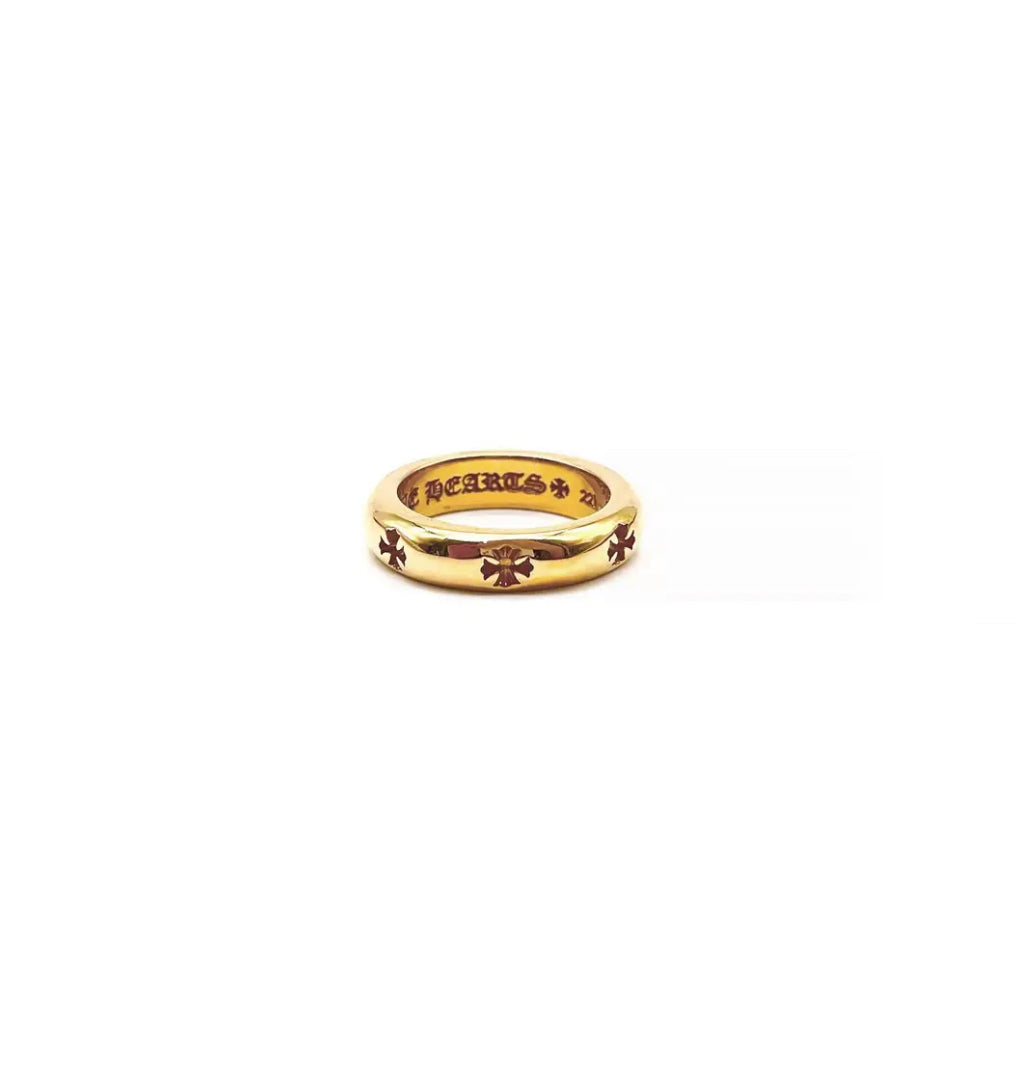 CH 22k gold Negative Cross Ring