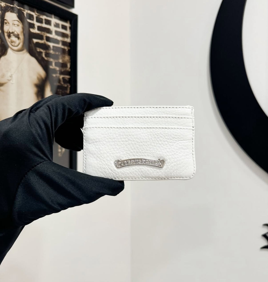 White Chrome hearts wallet